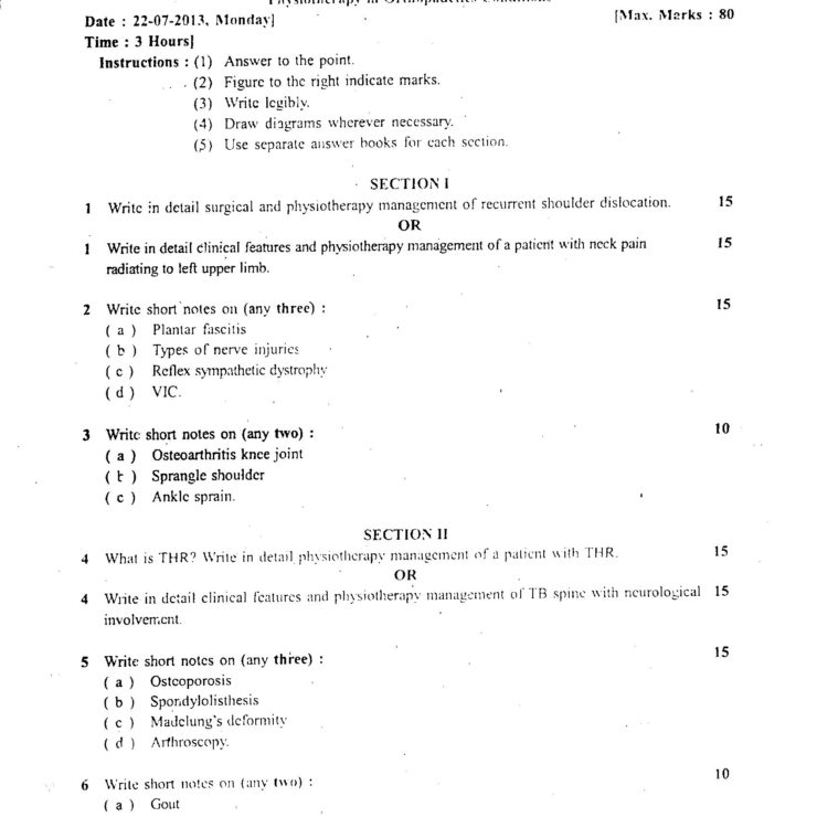 MPT in Musculoskeletal (Orthopedics) – AIMS – Ahmedabad Institute of ...